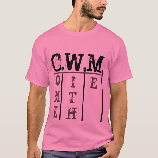 CWMピンク Tシャツ (正面)