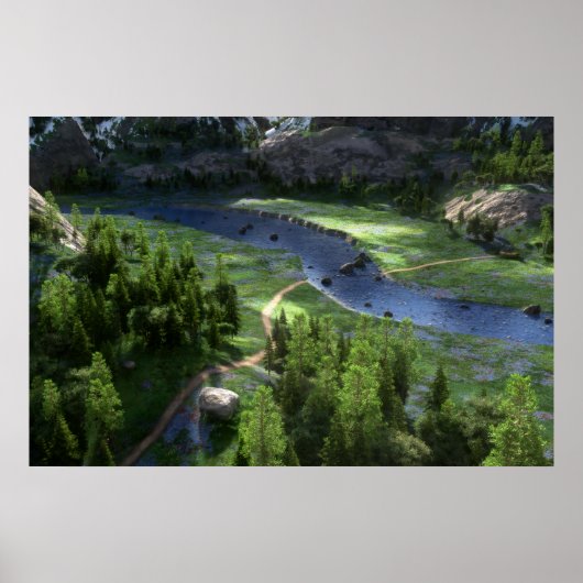 Cwm孤独プリント ポスター (正面)