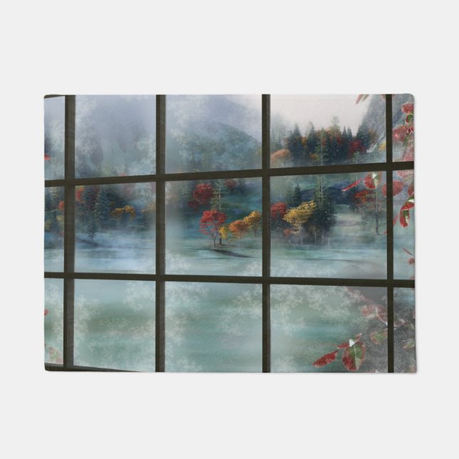 Cwm秋の霜のフォーマット ドアマット (正面)