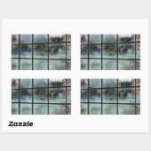 Cwm秋の霜シール 長方形シール (シート)