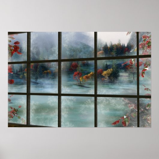 Cwm秋フロストプリント ポスター (正面)