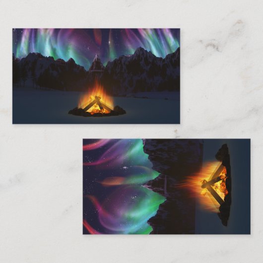 Cwm Auroraブックマーク 名刺 (正面/裏面)