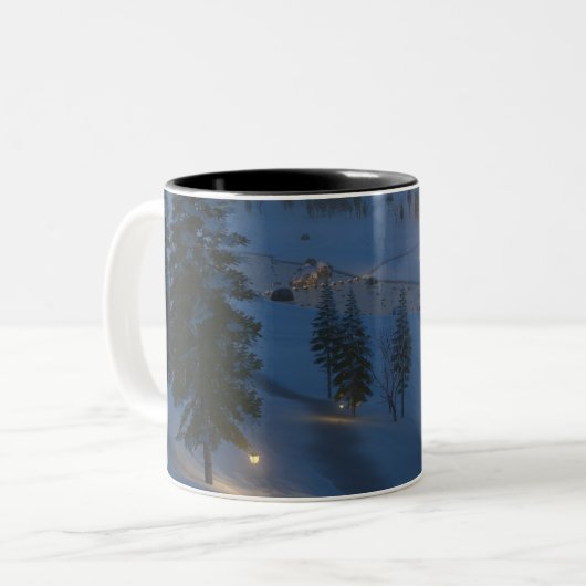 Cwm Mugへようこそ ツートーンマグカップ (正面左)