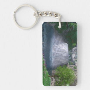 Cwm Waterfallアクリルキーチェーン キーホルダー