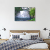 Cwm Waterfallキャンバス印刷 キャンバスプリント (インサイチュ (寝室))