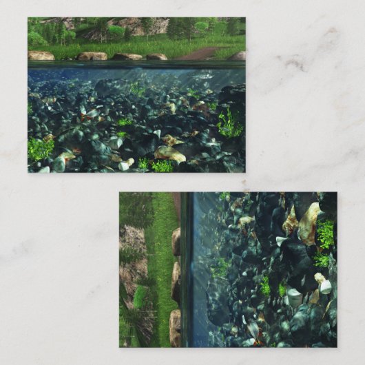 Cwn川ブックマーク 名刺 (正面/裏面)