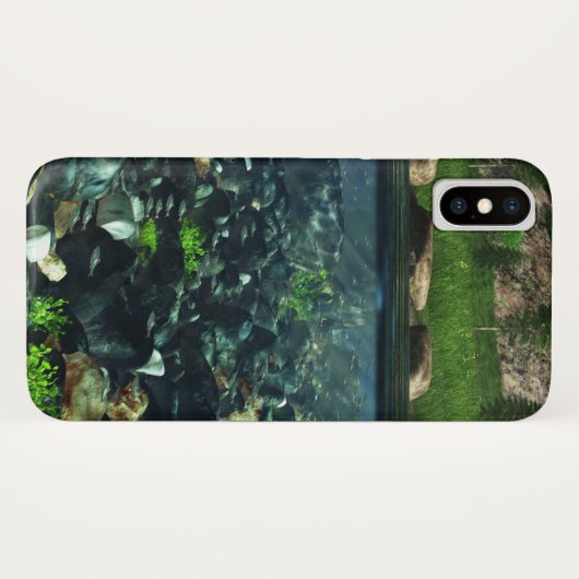 Cwn River iPhoneケース Case-Mate iPhoneケース (裏面(横))