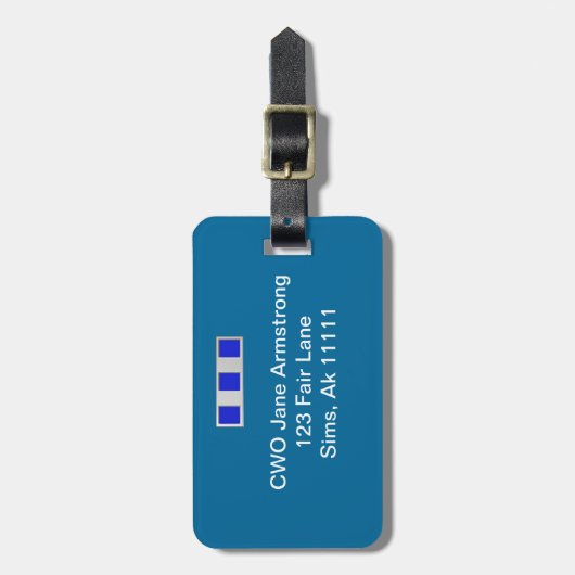 CWO-4荷札 ラゲッジタグ (正面縦)