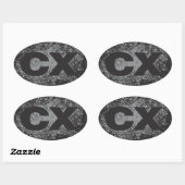 CXステッカー 楕円形シール (シート)