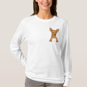 CX-おもしろいなチワワのワイシャツ Tシャツ