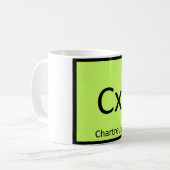 Cx - シャルトリューの猫 化学元素記号表 コーヒーマグカップ (正面左)