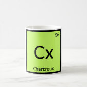 Cx - シャルトリューの猫 化学元素記号表 コーヒーマグカップ (中央)