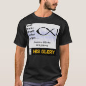 CXI : HIS Glory / Living For Jesus Tシャツ (正面)