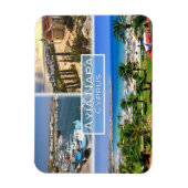 CYキプロス – アイアナパ – ハーバー – ネリアビーチ- マグネット (縦)