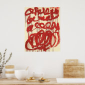 CY Twombly (30) ポスター (キッチン)