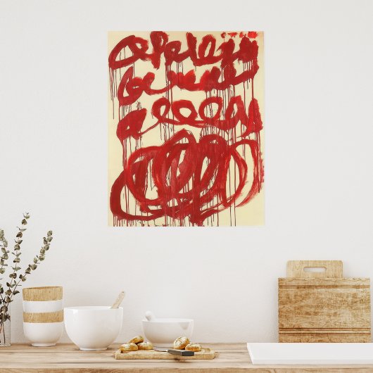 CY Twombly (30) ポスター (キッチン)