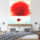 Cy Twombly art style キャンバスプリント (インサイチュ (寝室))
