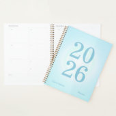 Cyan Blue Aura Big Year Planner プランナー手帳 (ディスプレー)