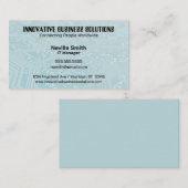 Cyan Circuit Board Tech Computers IT 名刺 (正面/裏面)