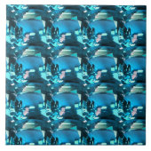 Cyan Sky Blue タイル (正面)