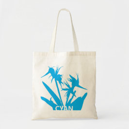 CYAN - Tote bag con Flor del paraíso en calipso  トートバッグ