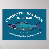 Cyanotic Salmon Bar & Grill ポスター (正面)