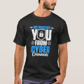 Cyber 保護 Computer Programmer Cyber Sの一員 Tシャツ (正面)