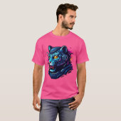 Cyber Animals – デジタルの未来生物 Tシャツ (正面フル)