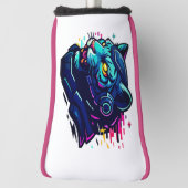 Cyber Animals – Futuristic Creatures of the Digita ゴルフヘッドカバー (回転90)