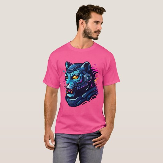 Cyber Animals – Futuristic Creatures of the Digita Tシャツ (正面フル)