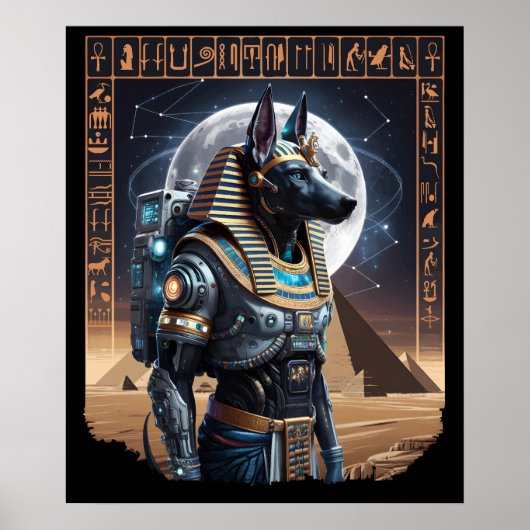 Cyber Anubis – 星の古代ガーディアン ポスター (正面)