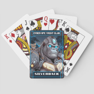 Cyber Ape Yacht Club - Silverback Playing Cards トランプ