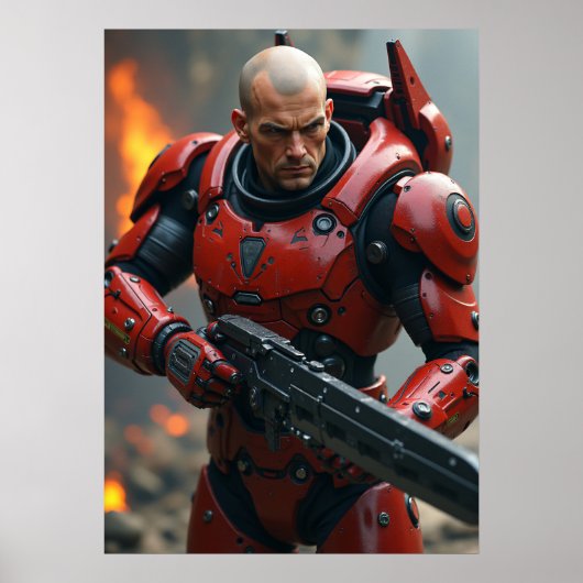 Cyber Ares: Crimson War Engine ポスター (正面)