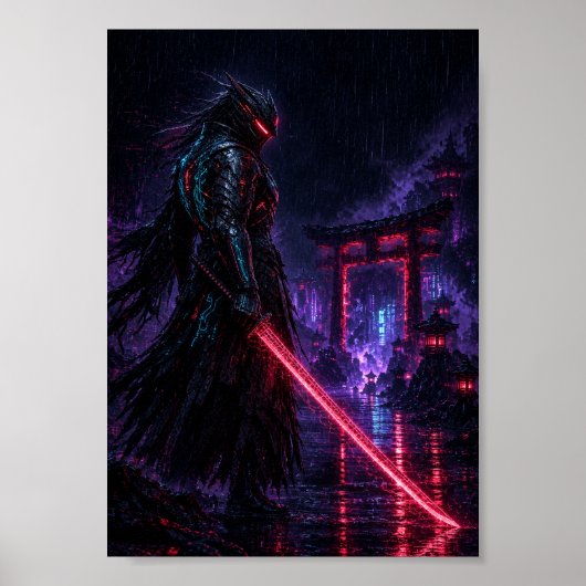 Cyber Armored Samurai Poster ポスター (正面)