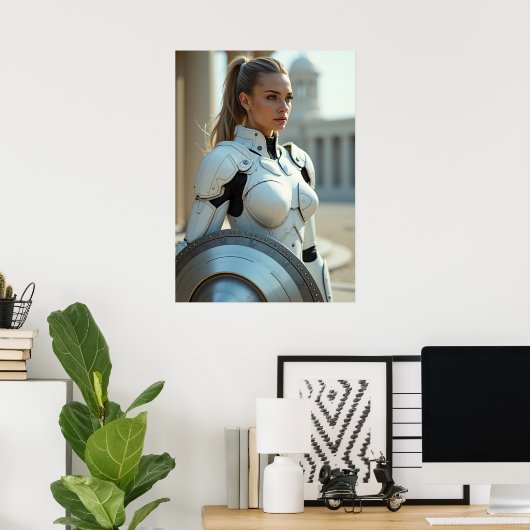 Cyber Athena: Tactical Wisdom ポスター (ホームオフィス)