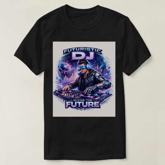 Cyber-Beat: The Future of Sound Tシャツ (デザイン正面)