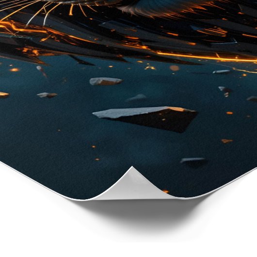 Cyber Blue-eyed Lion ポスター (角)