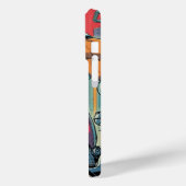 "Cyber Buff Dog – Retro Anime Robot Warrior" Case-Mate iPhoneケース (裏面 / 左)