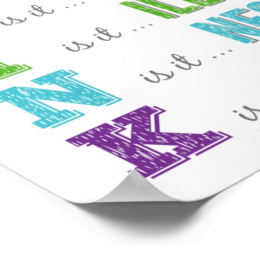 Cyber Bully Pという画面の背後にあるアンチを意味しない ポスター (角)