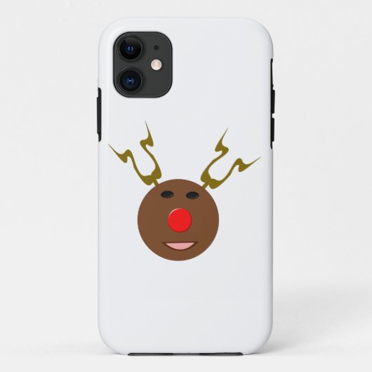 Cyber Christmas Reindeer iPhoneケース Case-Mate iPhoneケース (裏面)