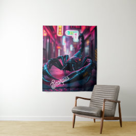 Cyber-City Scorpio Wall Tapestry タペストリー