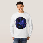 Cyber Geisha – Neon Serenity Tシャツ (正面フル)