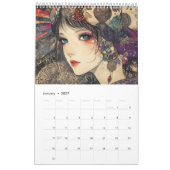 Cyber Girl: Symbolist Art Calendar カレンダー (1月 2027)