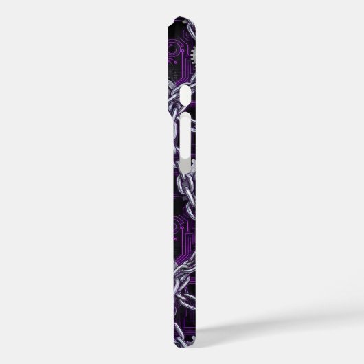 Cyber Gothic Chain Circuit Phone Case Case-Mate iPhoneケース (裏面 / 左)