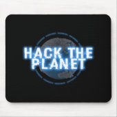 CYBER HACK THE PLANET COMPUTER, defcon, hack マウスパッド (正面)