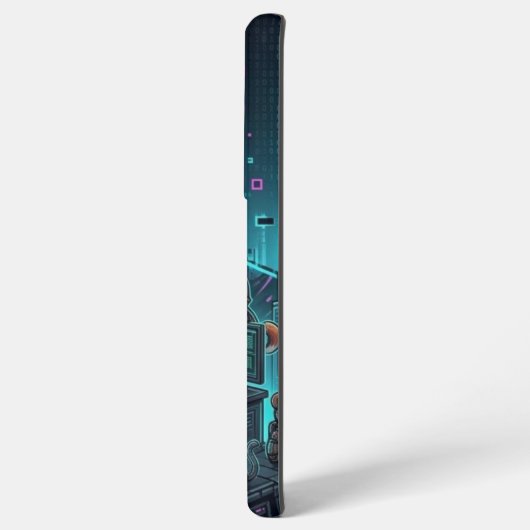 Cyber Hacker Samsung Case Galaxyケース (裏面横)