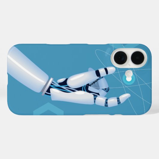 Cyber Hand with Atomic Sphere Case-Mate iPhoneケース (裏面 (横))
