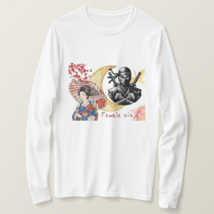 Cyber Kunoichi: Neon Night Shinobi Edition Tシャツ