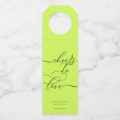 Cyber Lime Jet Black Signature Party Celebration ボトルネックタグ (正面)