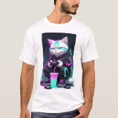 Cyber Lounge Cat Tシャツ (正面)